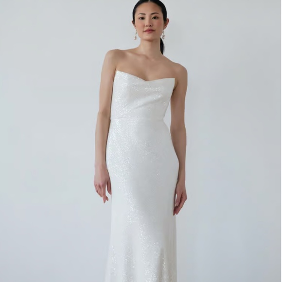 Jenny Yoo Opal Bridal Gown Size 0 - Picture 3 of 10